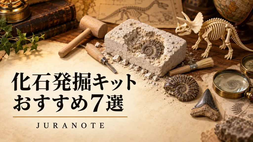 本物の化石入りや恐竜骨格タイプの化石発掘キットおすすめ7選