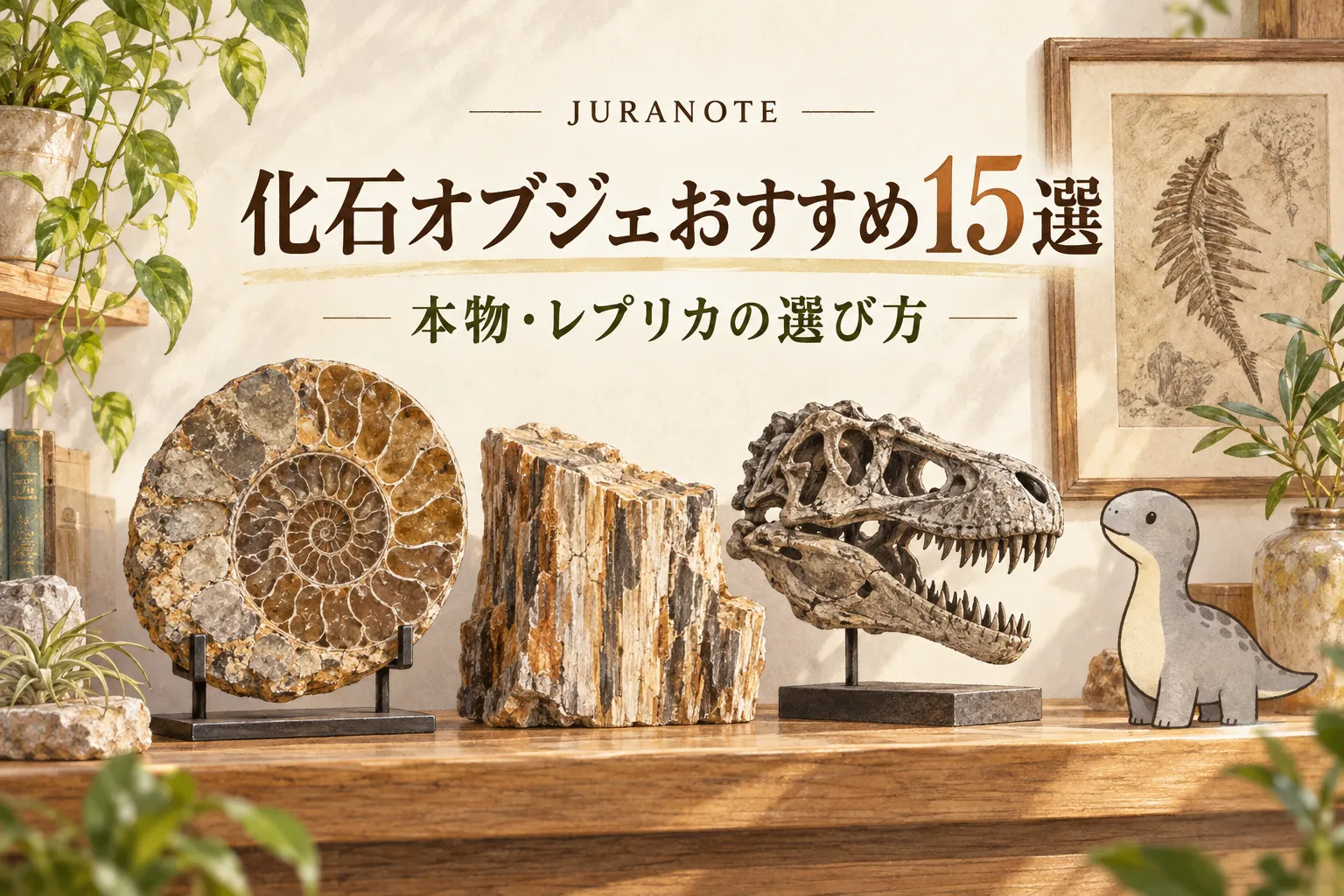 部屋に置きたい化石オブジェおすすめ15選｜恐竜スカル・アンモナイト